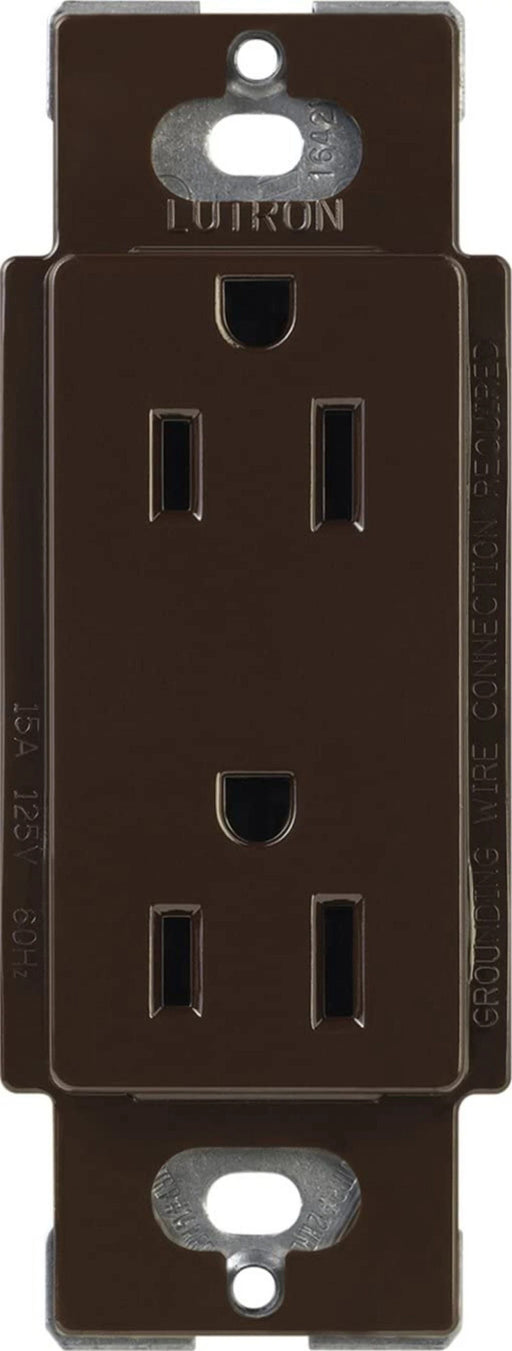 Lutron Claro 15A Receptacle Tamper-Resistant Brown (CARS-15-TR-BR)