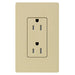 Lutron Claro 15A Receptacle Tamper-Resistant Ivory (CARS-15-TR-IV)