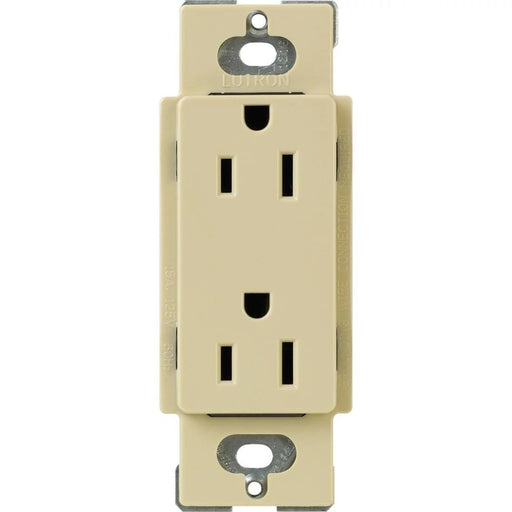 Lutron Claro 15A Receptacle Tamper-Resistant Ivory (CARS-15-TR-IV)