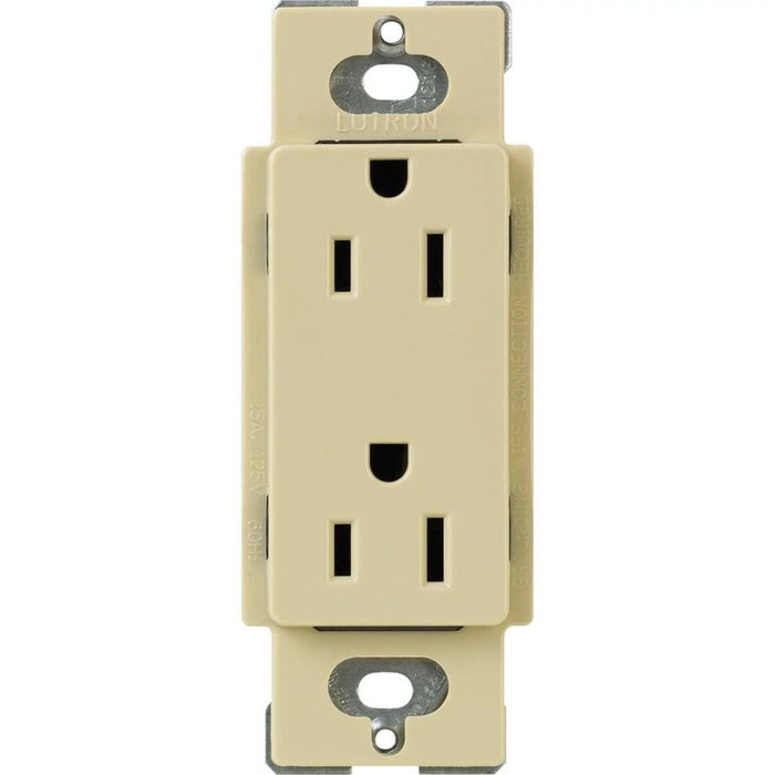 Lutron Claro 15A Receptacle Tamper-Resistant Ivory (CARS-15-TR-IV)