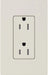 Lutron Claro 15A Receptacle Tamper-Resistant Light Almond (CARS-15-TR-LA)
