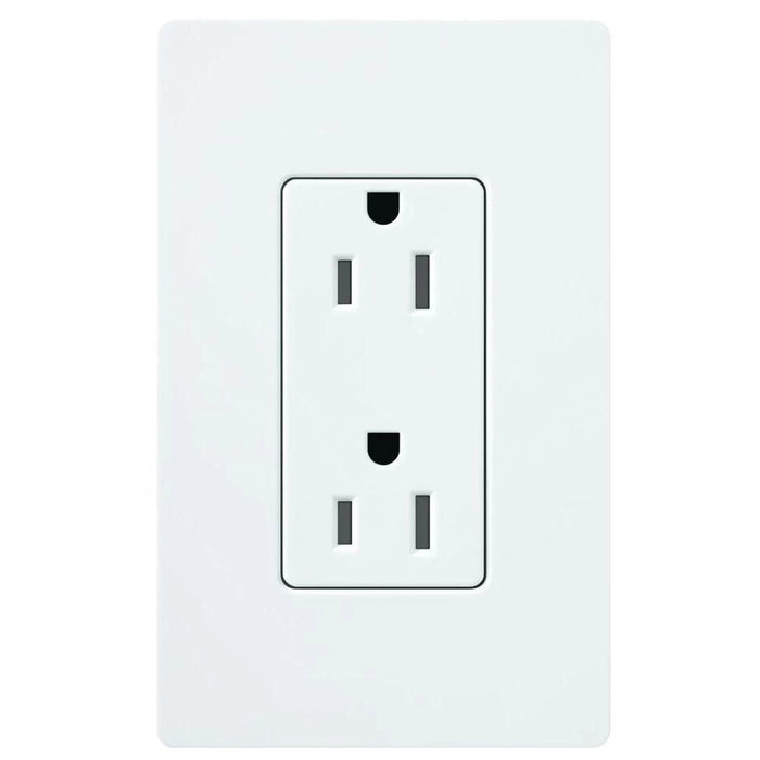 Lutron Claro 15A Receptacle Tamper-Resistant White (CARS-15-TR-WH)