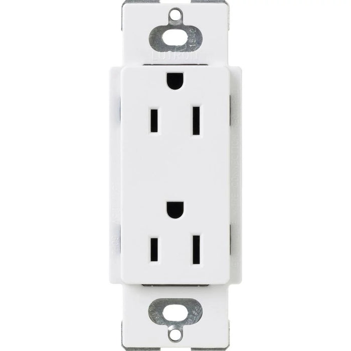 Lutron Claro 15A Receptacle Tamper-Resistant White (CARS-15-TR-WH)
