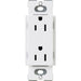 Lutron Claro 15A Receptacle Tamper-Resistant White (CARS-15-TR-WH)