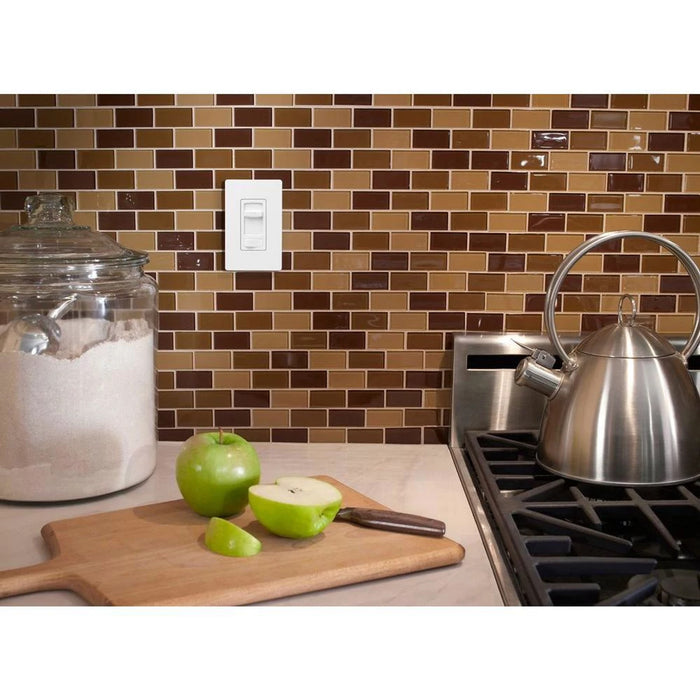 Lutron Contour 150W LED 3-Way Almond Clamshell (CTCL-153PH-AL)