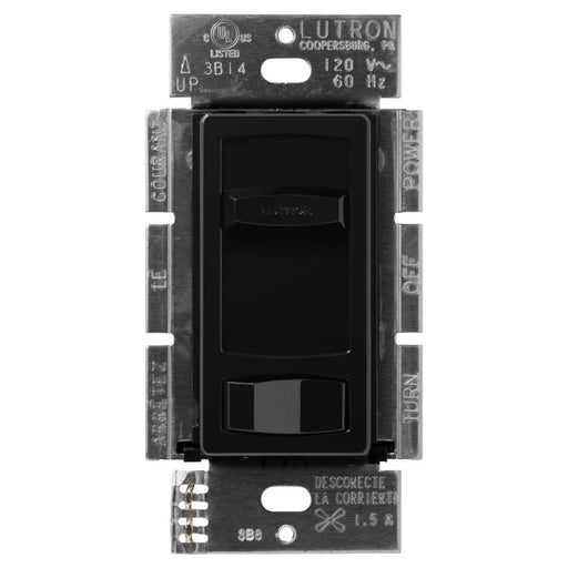 Lutron Contour 1.5A Fan 3-Way 3-Speed Black (CTFSQ-F-BL)