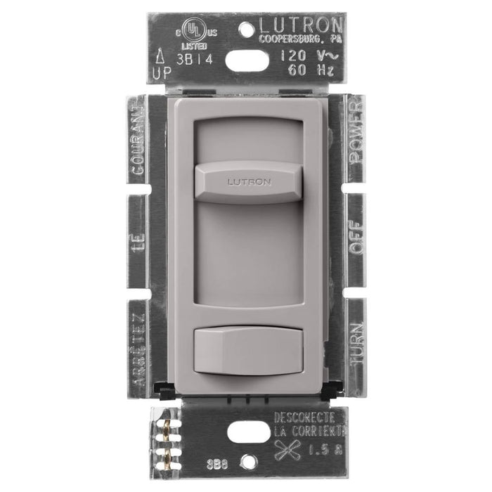 Lutron Contour 1.5A Fan 3-Way 3-Speed Gray Clamshell (CTFSQ-FH-GR)