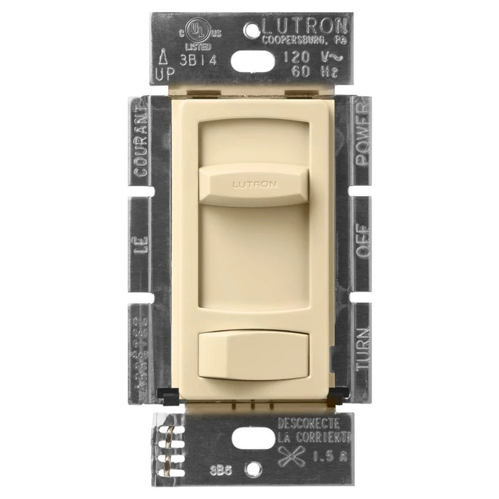 Lutron Contour 1.5A Fan 3-Way 3-Speed Ivory (CTFSQ-F-IV)