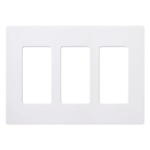 Lutron Claro Wall Plate 3-Gang 24 Pack White (CW-3-WH-24)