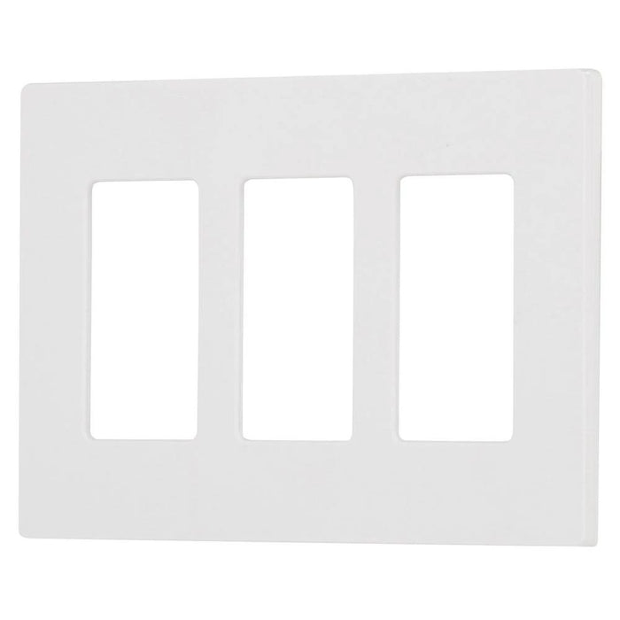 Lutron Claro Wall Plate 3-Gang Almond (CW-3-AL)