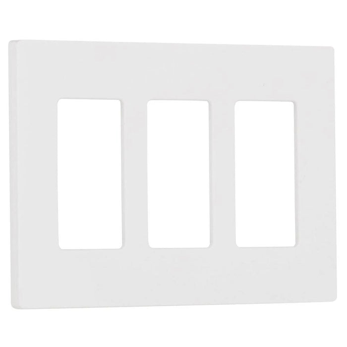 Lutron Claro Wall Plate 3-Gang Almond (CW-3-AL)