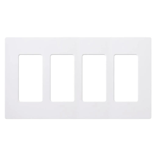 Lutron Claro Wall Plate 4-Gang 12 Pack White (CW-4-WH-12)