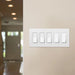 Lutron Claro Wall Plate 5-Gang Brown (CW-5-BR)