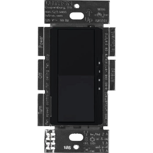 Lutron Diva 1.5A/120W Fan/Light Single-Pole Black (DVFSQ-LF-BL)