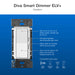 Lutron Diva Smart ELV+ Dimmer Switch for Caseta Systems Phase Selectable 250W LED/400VA MLV/500W ELV Neutral Required 120V Light Almond (DVRF-5NE-LA)