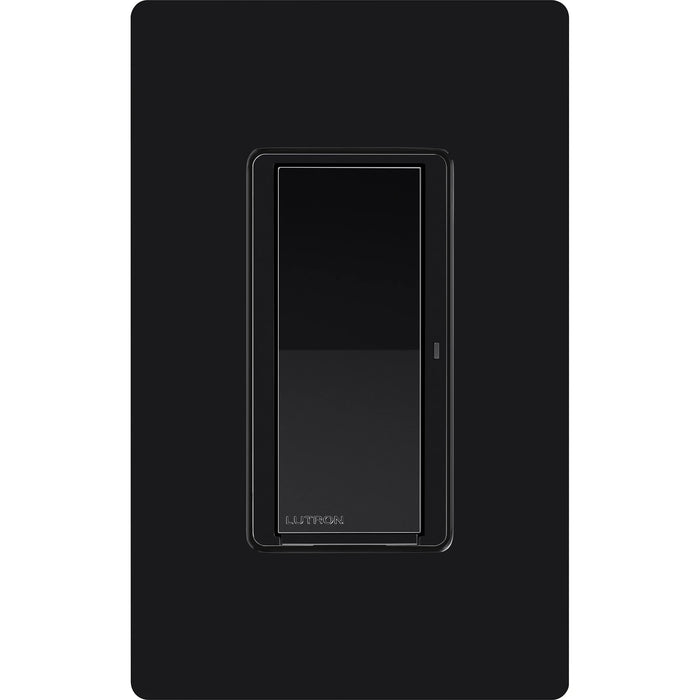 Lutron Claro Smart Switch - Load Ratings--LED 5A Incandescent/Halogen/ELV 600W Fan 3A Black (DVRF-5NS-BL)