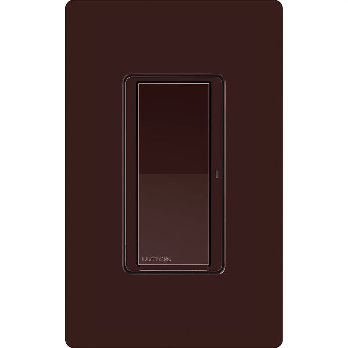 Lutron Claro Smart Switch - Load Ratings--LED 5A Incandescent/Halogen/ELV 600W Fan 3A Brown (DVRF-5NS-BR)