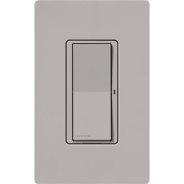 Lutron Claro Smart Switch - Load Ratings--LED 5A Incandescent/Halogen/ELV 600W Fan 3A Gray (DVRF-5NS-GR)