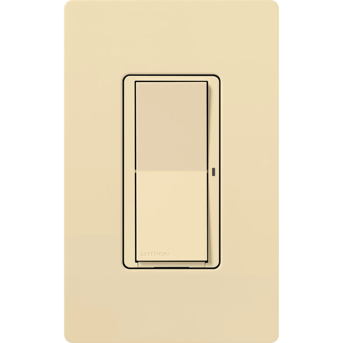 Lutron Claro Smart Switch - Load Ratings--LED 5A Incandescent/Halogen/ELV 600W Fan 3A Ivory (DVRF-5NS-IV)