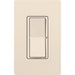Lutron Claro Smart Switch - Load Ratings--LED 5A Incandescent/Halogen/ELV 600W Fan 3A Light Almond (DVRF-5NS-LA)