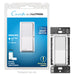 Lutron Claro Smart Switch - Load Ratings--LED 5A Incandescent/Halogen/ELV 600W Fan 3A White (DVRF-5NS-WH)