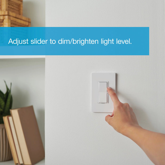 Lutron Diva Smart Dimmer - Load Ratings--LED 150W Incandescent/Halogen 600W Ivory (DVRF-6L-IV)