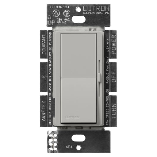 Lutron Diva (Satin) 1.5A Single Pole/3-Way 3-Speed Quiet Fan Control Cobblestone (DVSCFSQ-F-CS)