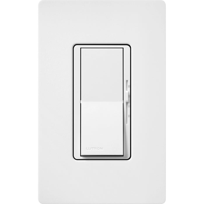 Lutron Diva 1.5A/120W Fan/Light Single-Pole Snow (DVSCFSQ-LF-SW)
