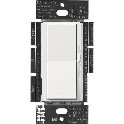 Lutron Diva 1.5A/120W Fan/Light Single-Pole Snow (DVSCFSQ-LF-SW)