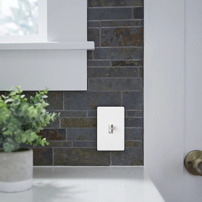 Lutron Fassada Wall Plate 1-Gang Almond (FG-1-AL)