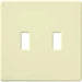 Lutron Fassada Wall Plate 2-Gang Almond (FG-2-AL)