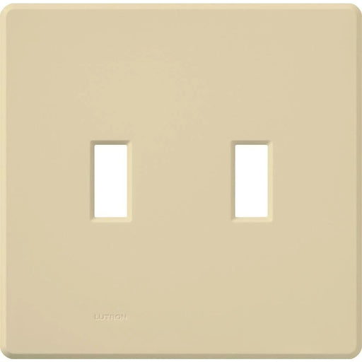 Lutron Fassada Wall Plate 2-Gang Ivory (FG-2-IV)