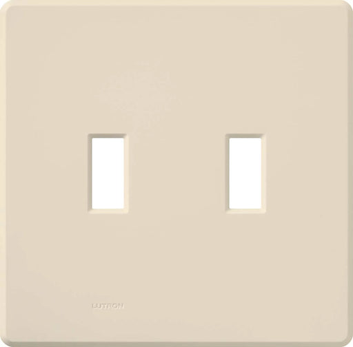 Lutron Fassada Wall Plate 2-Gang Light Almond (FG-2-LA)