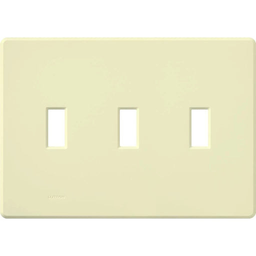Lutron Fassada Wall Plate 3-Gang Almond (FG-3-AL)
