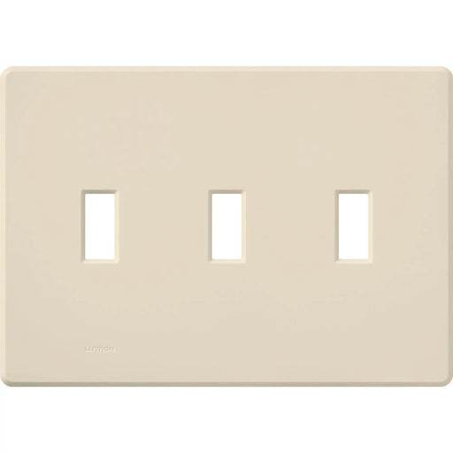 Lutron Fassada Wall Plate 3-Gang Light Almond (FG-3-LA)