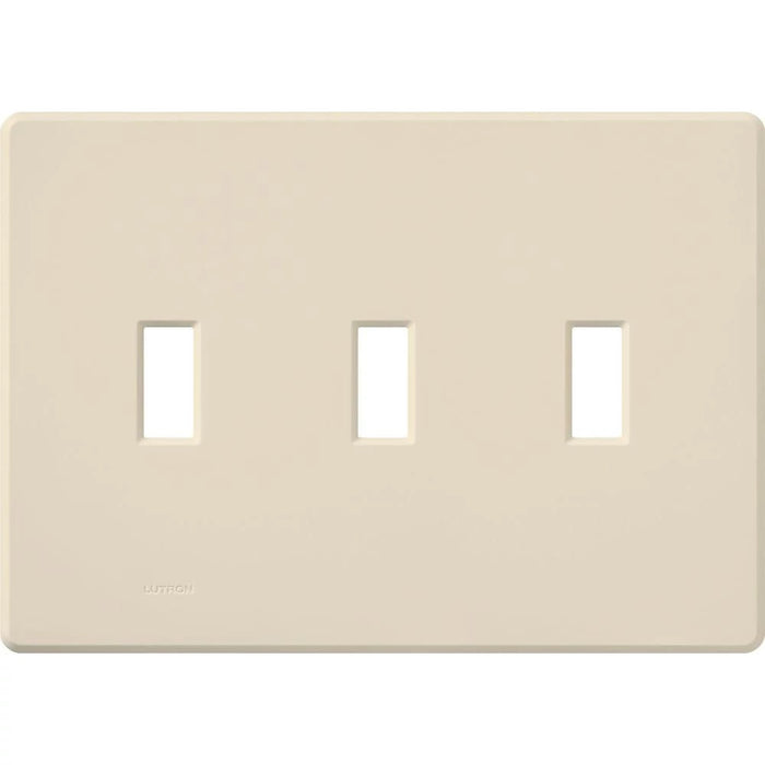 Lutron Fassada Wall Plate 3-Gang Light Almond (FG-3-LA)