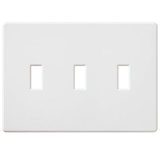 Lutron Fassada Wall Plate 3-Gang White (FG-3-WH)