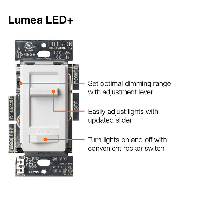 Lutron Lumea 150W LED 3-Way Ivory (LECL-153PH-IV)