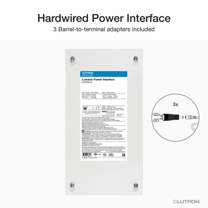 Lutron Hard-Wired Power Interface (LU-PH3-A)