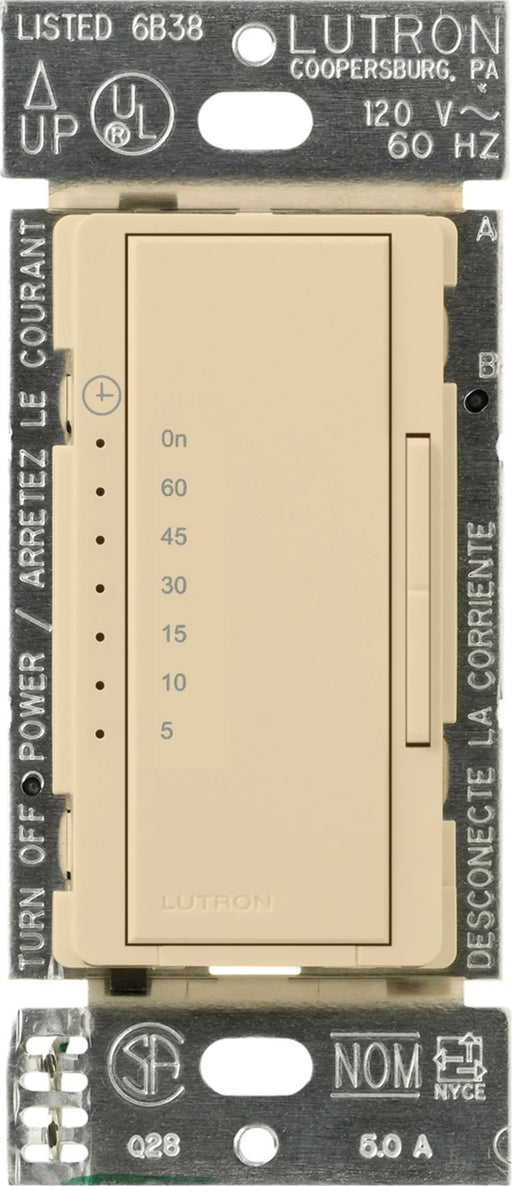 Lutron Maestro 5A Timer Multi-Location With Neutral Ivory (MA-T51MN-IV)