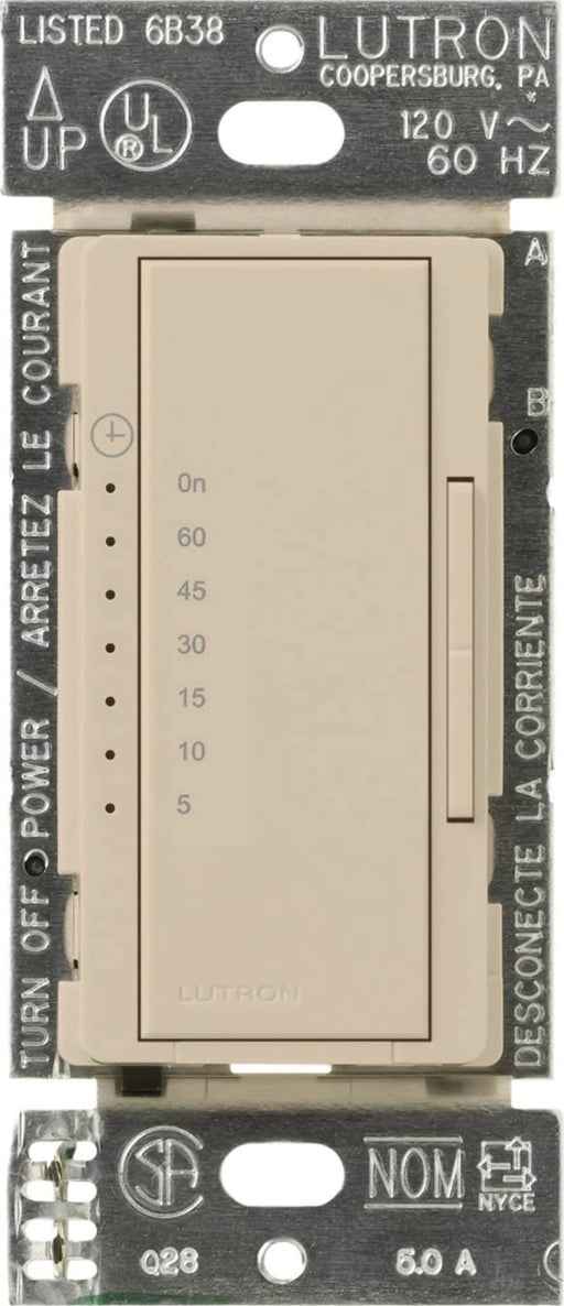 Lutron Maestro 5A Timer Multi-Location With Neutral Taupe (MA-T51MN-TP)
