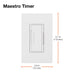 Lutron Maestro 5A Timer Multi-Location With Neutral White (MA-T51MN-WH)