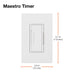 Lutron Maestro 5A Timer Multi-Location With Neutral Biscuit (MA-T51MN-BI)
