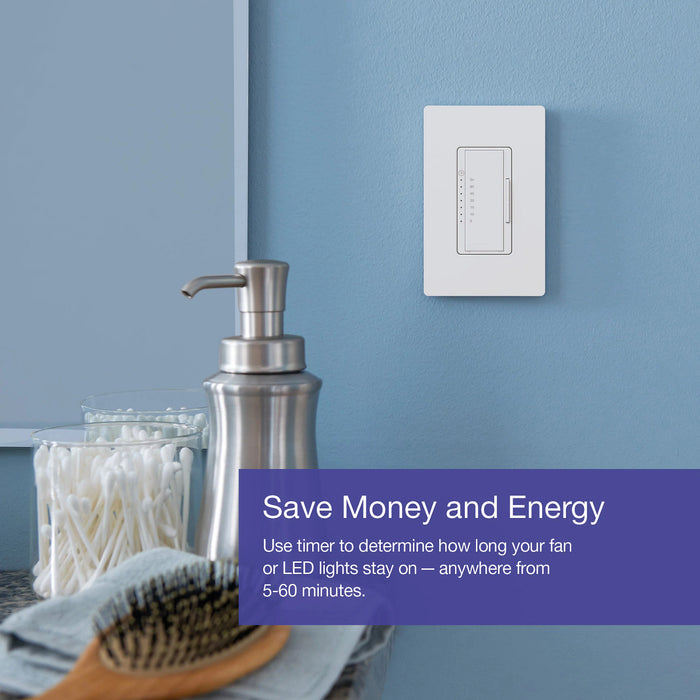 Lutron Maestro 5A Timer Multi-Location With Neutral Palladium (MA-T51MN-PD)