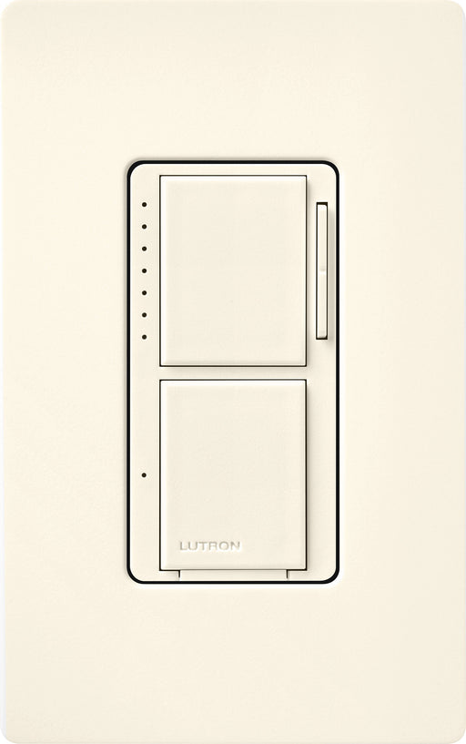 Lutron Maestro Dual LED+ Controls Dimmer And Switch Single Pole Biscuit-Box (MACL-L3S25-BI)