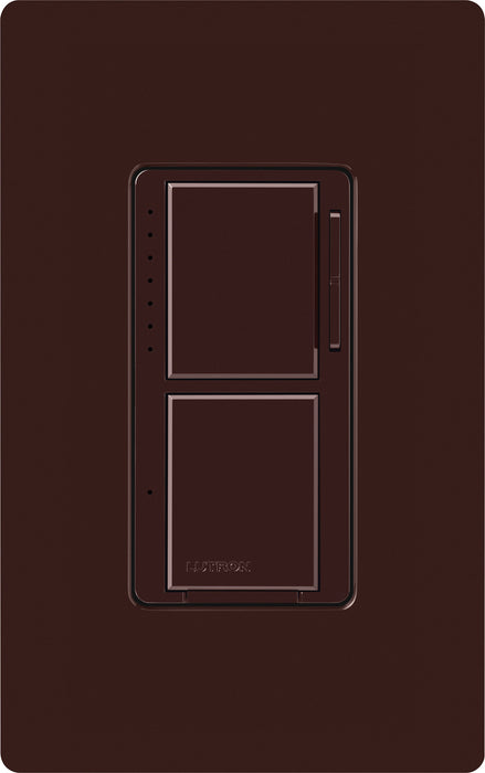 Lutron Maestro Dual LED+ Controls Dimmer And Switch Single Pole Brown-Box (MACL-L3S25-BR)