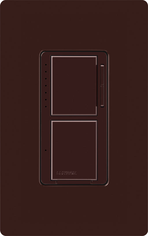 Lutron Maestro Dual LED+ Controls Dimmer And Switch Single Pole Brown-Box (MACL-L3S25-BR)