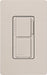 Lutron Maestro Dual LED+ Controls Dimmer And Switch Single Pole Taupe-Box (MACL-L3S25-TP)