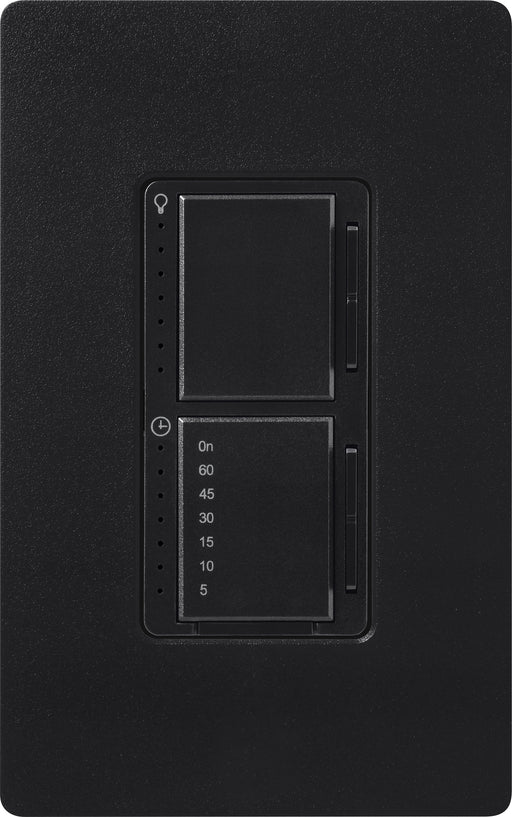 Lutron Maestro Dual LED+ Controls Dimmer And Timer Single Pole Midnight-Box (MACL-L3T251-MN)