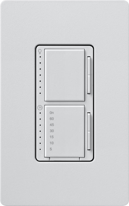 Lutron Maestro Dual LED+ Controls Dimmer And Timer Single Pole Palladium-Box (MACL-L3T251-PD)